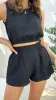 Aimee Linen Top - Black sold by Billy J