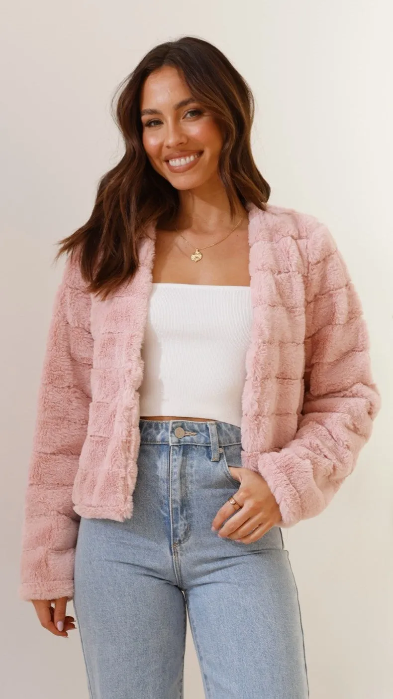 Tully Crop Jacket - Blush sold by Billy J
