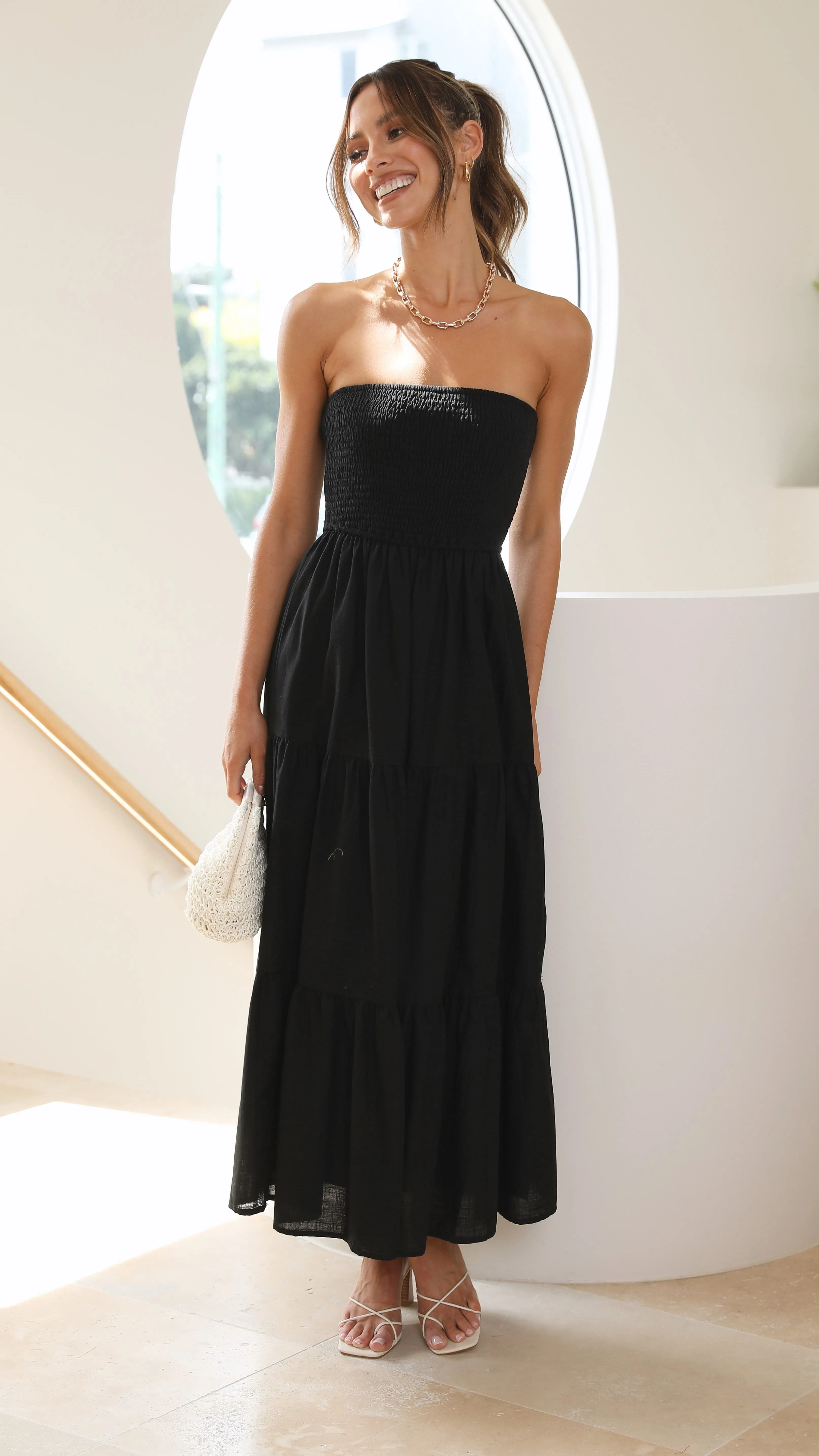 Brooke Maxi Dress - Black sold by Billy J product image thumbnail 2