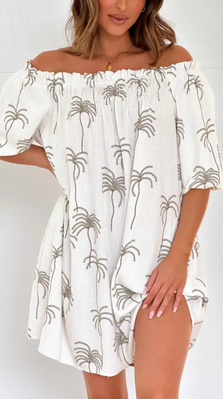 Zagiri Mini Smock Dress - Bangalow Print sold by Billy J
