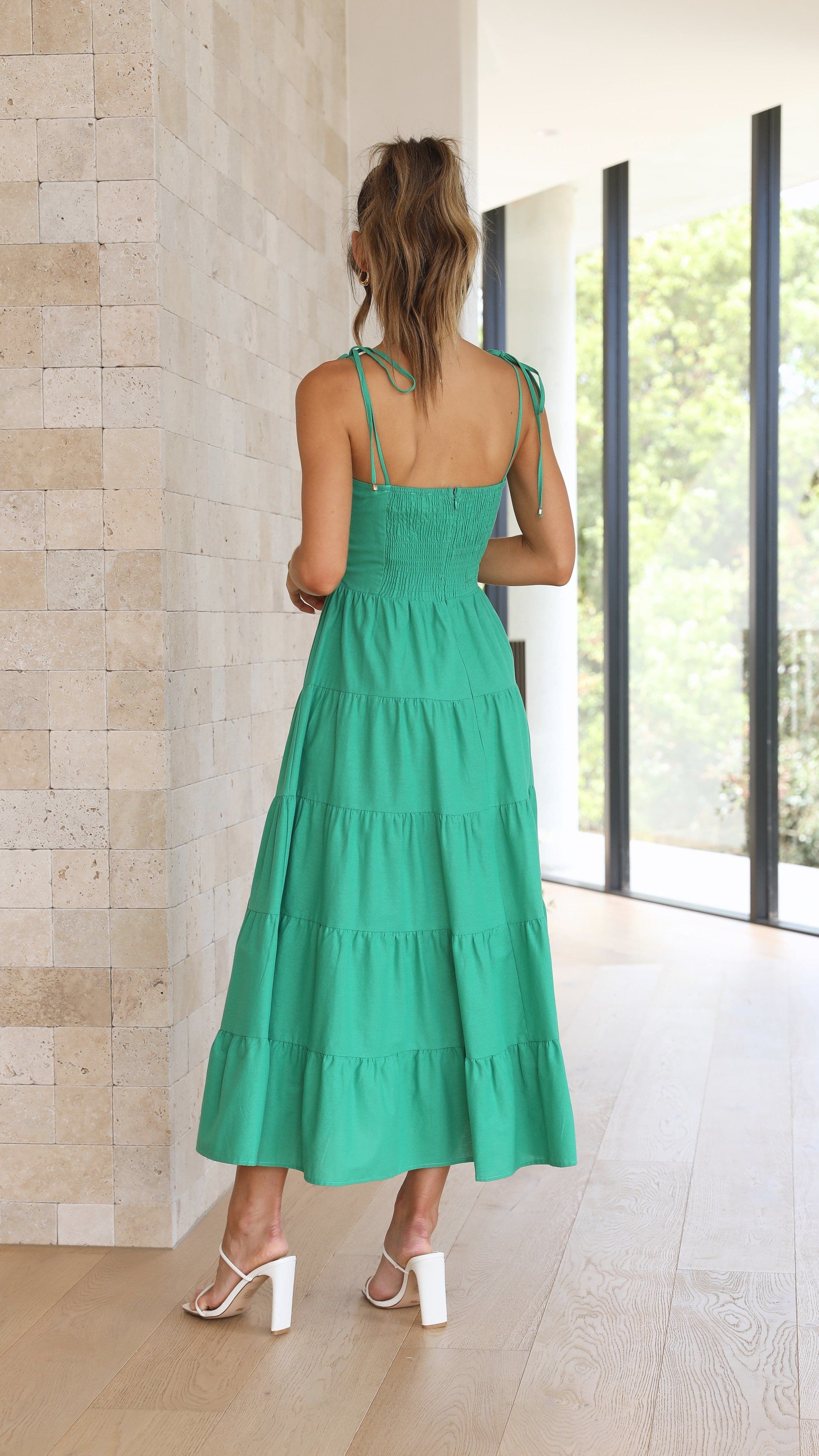 Armani Midi Dress - Green sold by Billy J product image thumbnail 5
