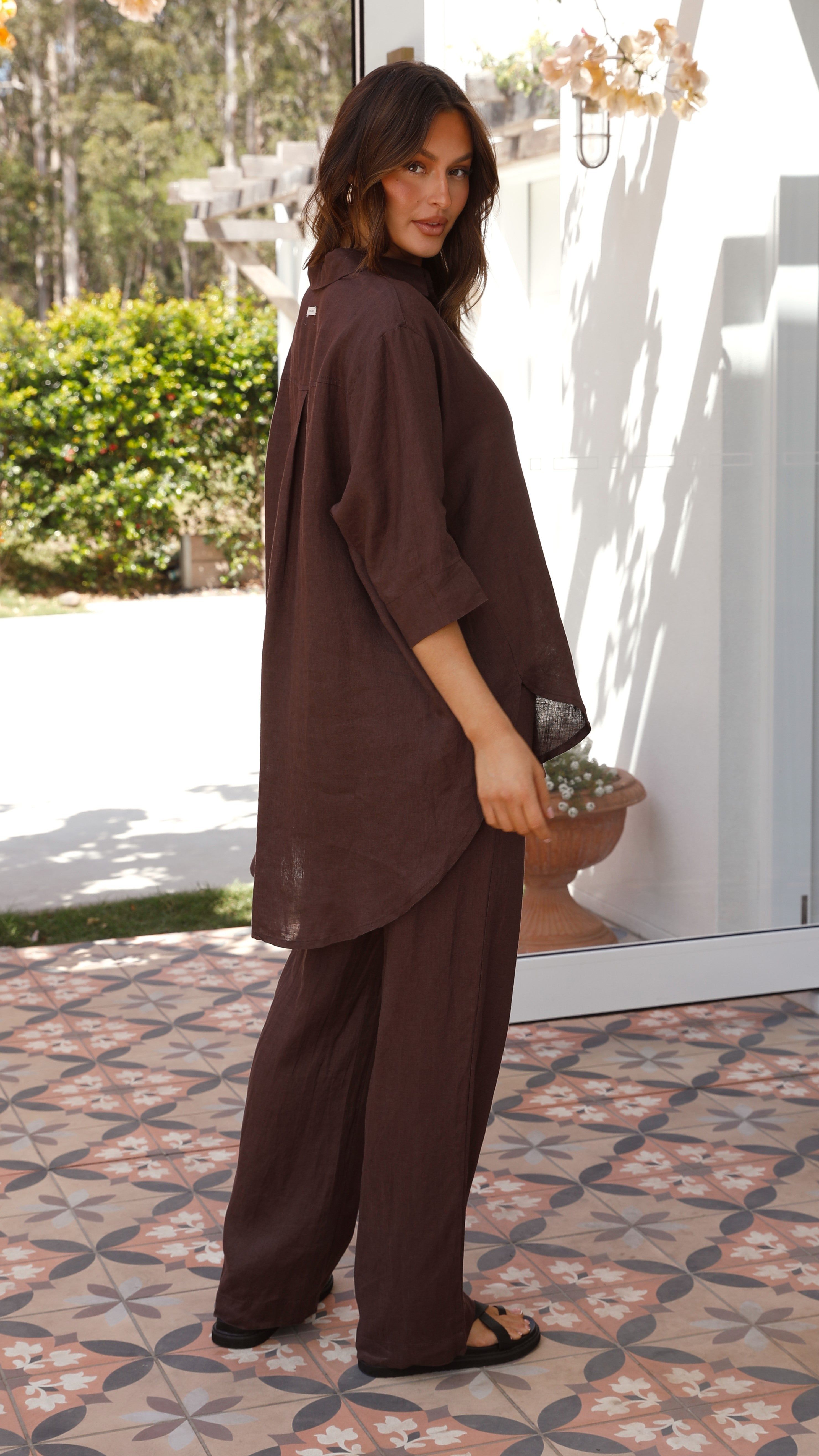 Lounge Linen Longline Shirt - Chico sold by Billy J product image thumbnail 2