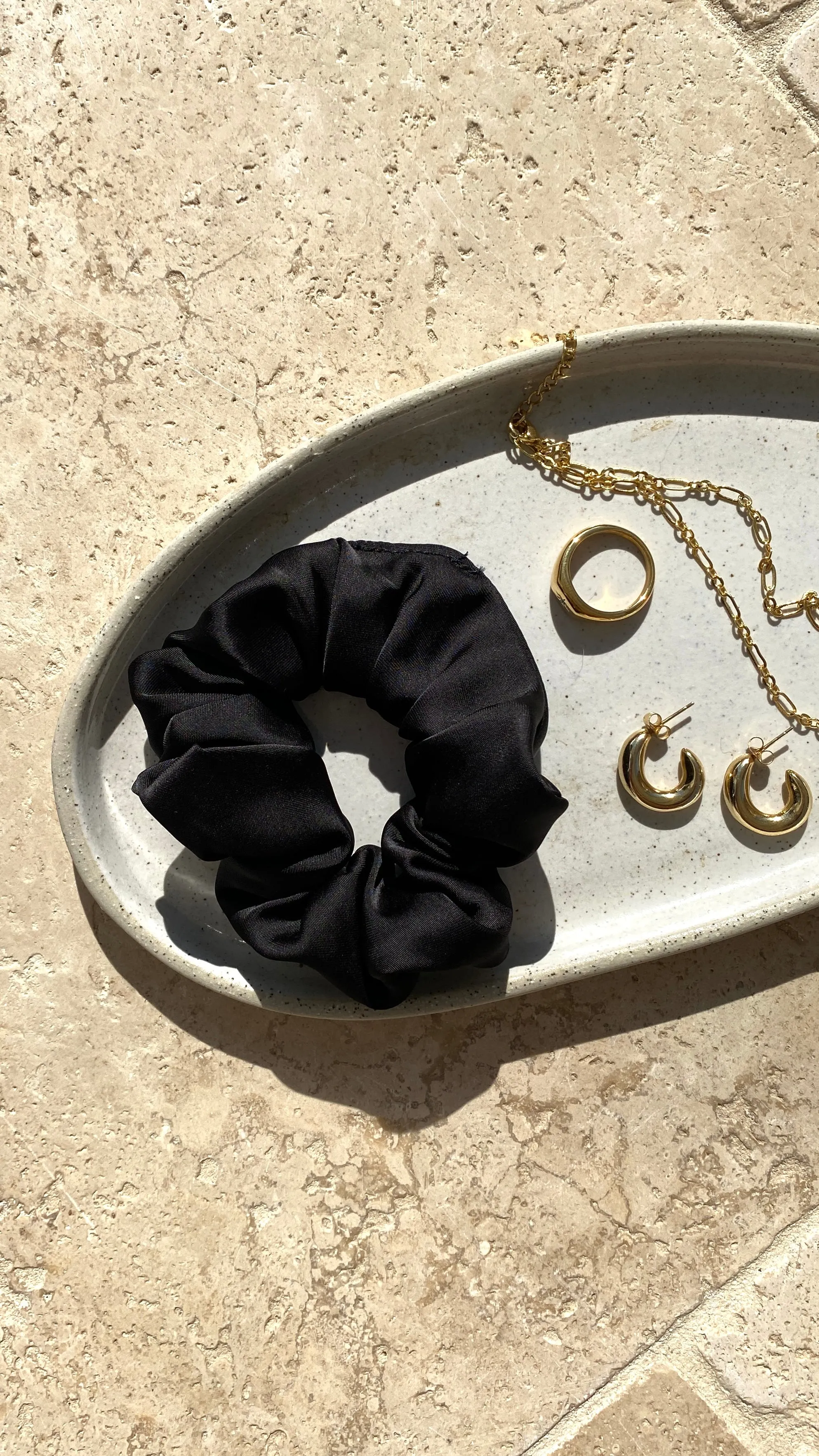 Harper Eye Mask & Scrunchie - Black sold by Billy J product image thumbnail 5