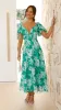 Adeliza Maxi Dress - Green Floral sold by Billy J