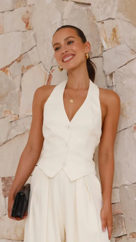 Idola Crop Top - Butter sold by Billy J