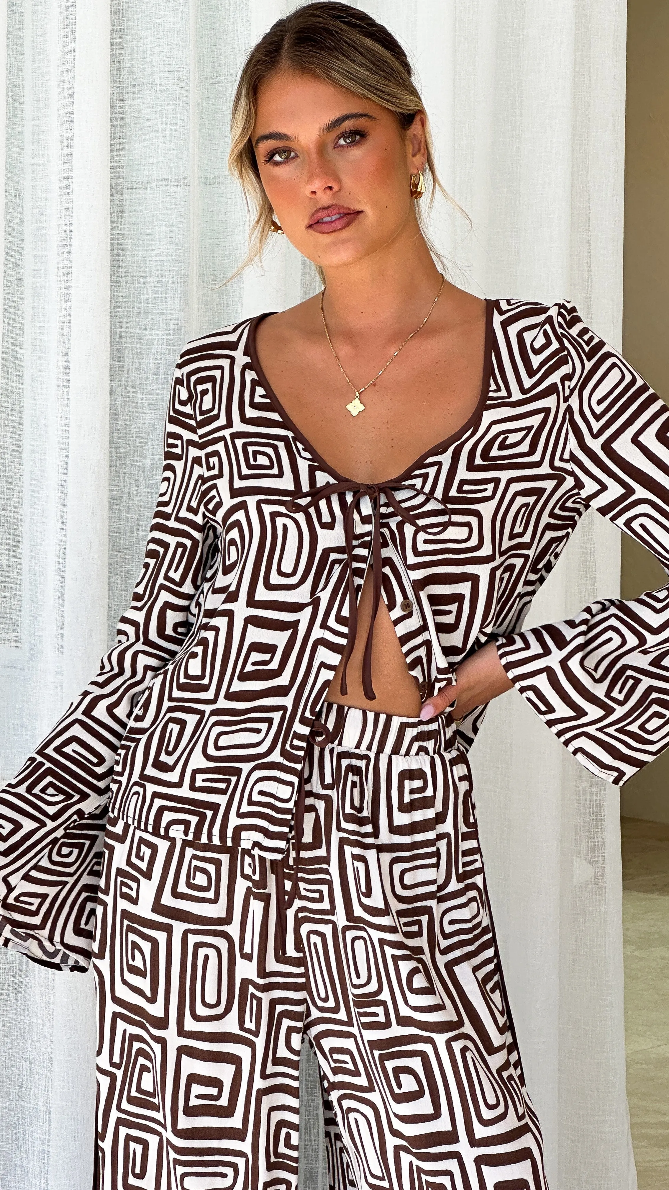 Jaan Top - Cairo Print sold by Billy J