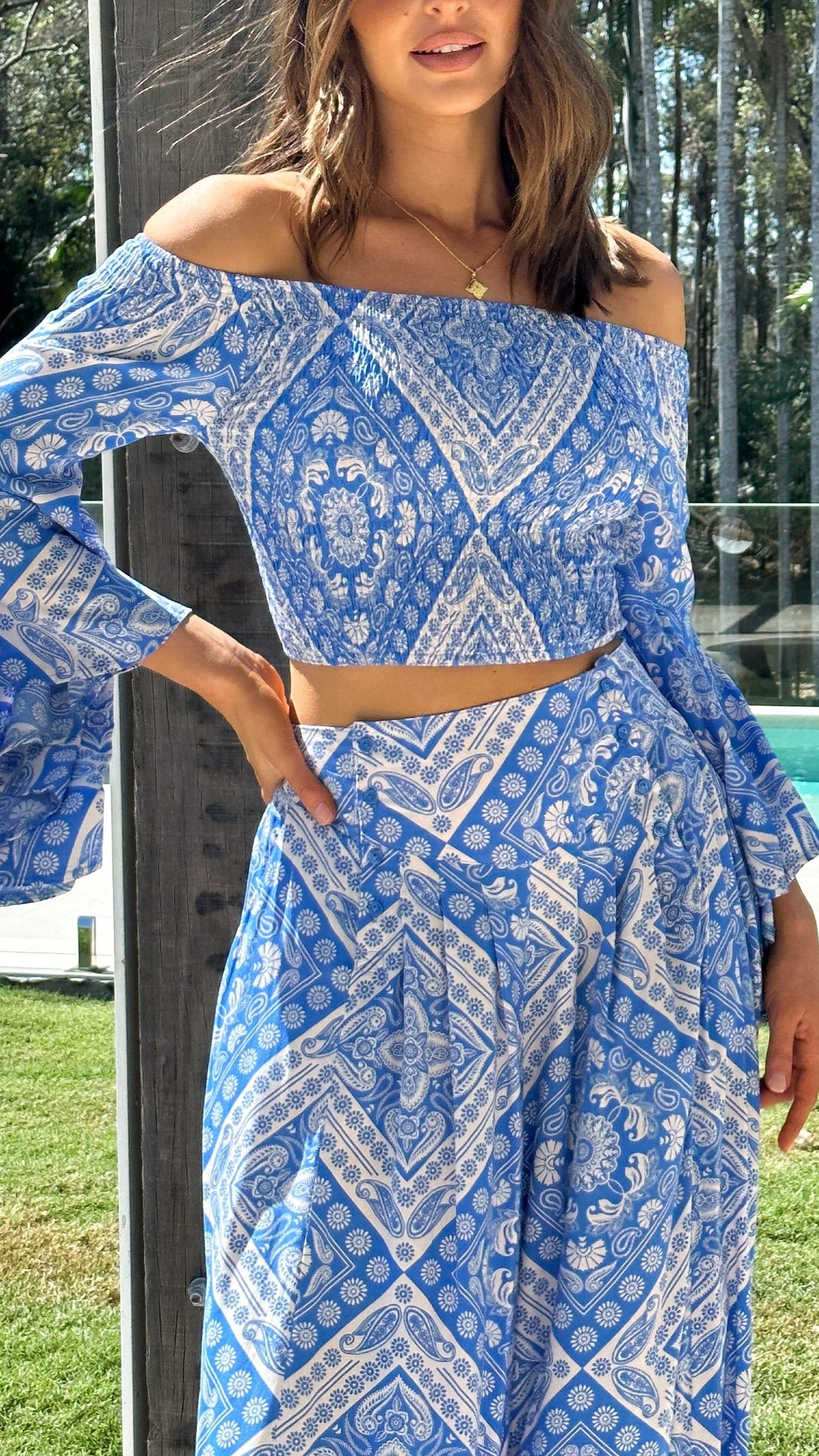 Malibu Top - Oceana Print sold by Billy J