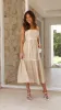 Baina Midi Dress - Beige / White sold by Billy J