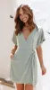 Rae Mini Dress - Sage sold by Billy J