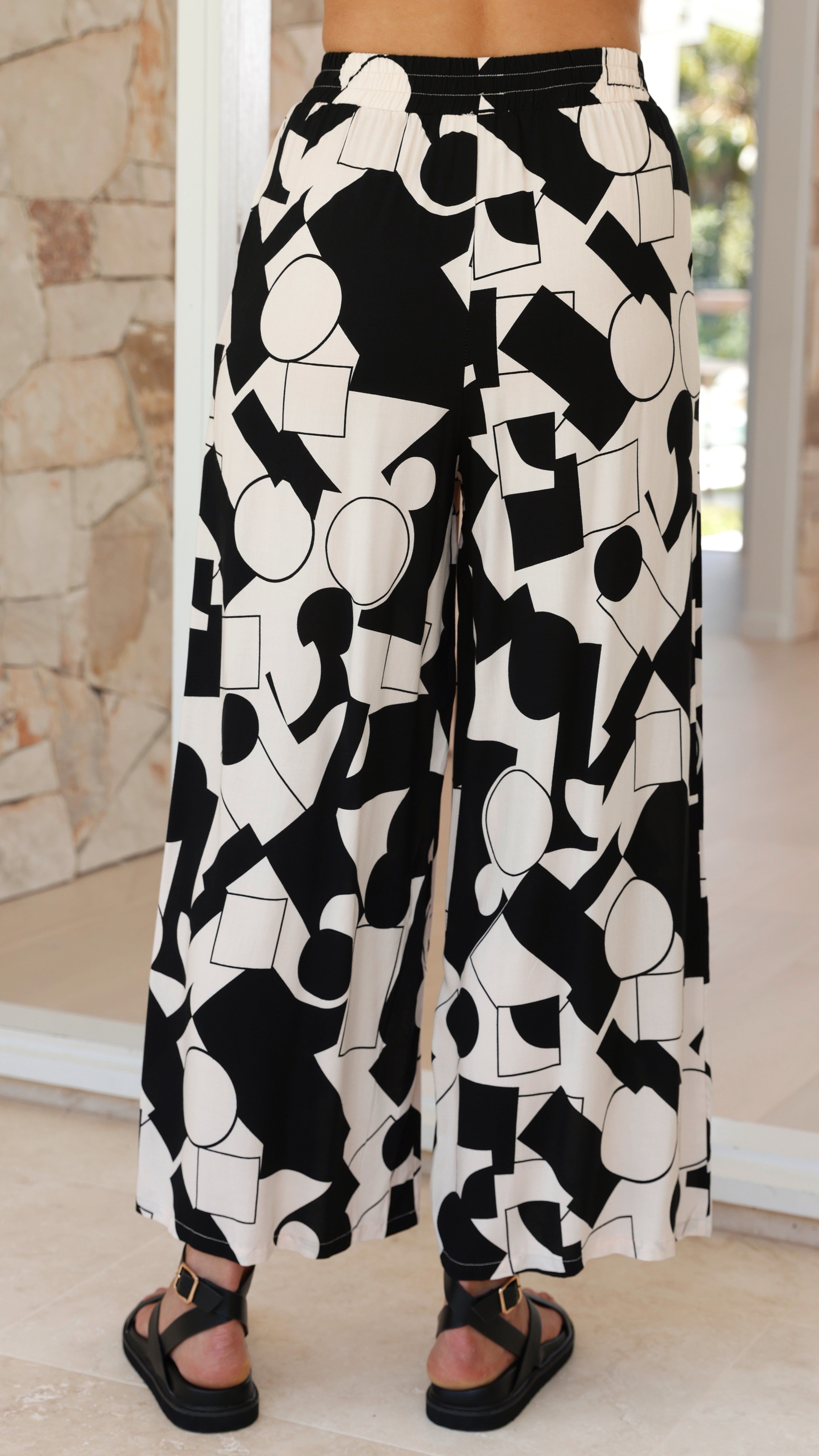 Nudi Pants - Black/Beige sold by Billy J product image thumbnail 3