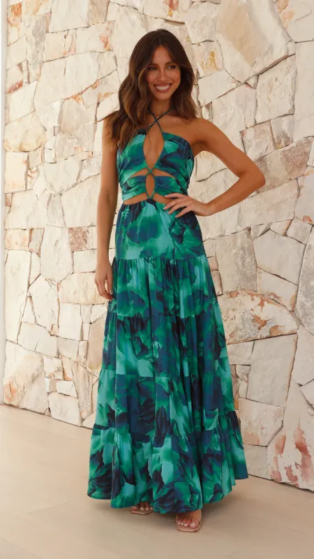 Calista Orchid Maxi Dress - Calista Green sold by Billy J