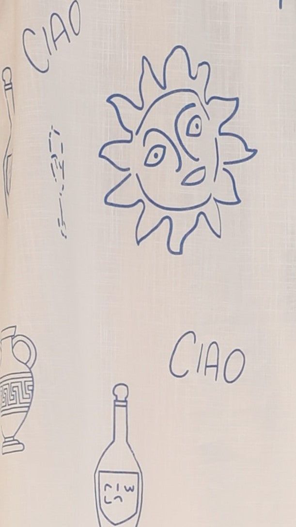 Cassidy Midi Dress - White/Blue sold by Billy J product image thumbnail 3