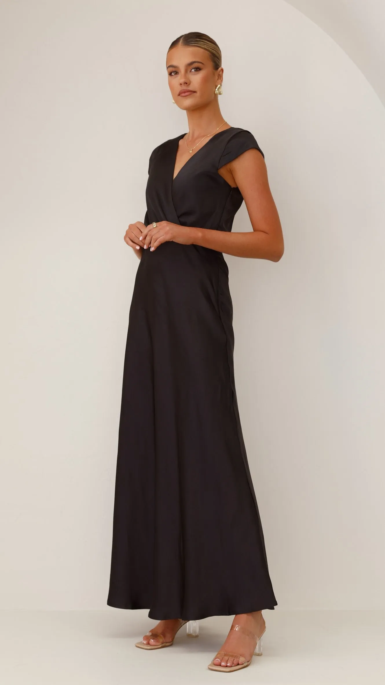 Selma Maxi Dress - Black sold by Billy J product image thumbnail 5