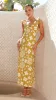 Delilah Midi Dress - Mustard Floral sold by Billy J