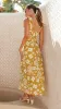 Delilah Midi Dress - Mustard Floral sold by Billy J