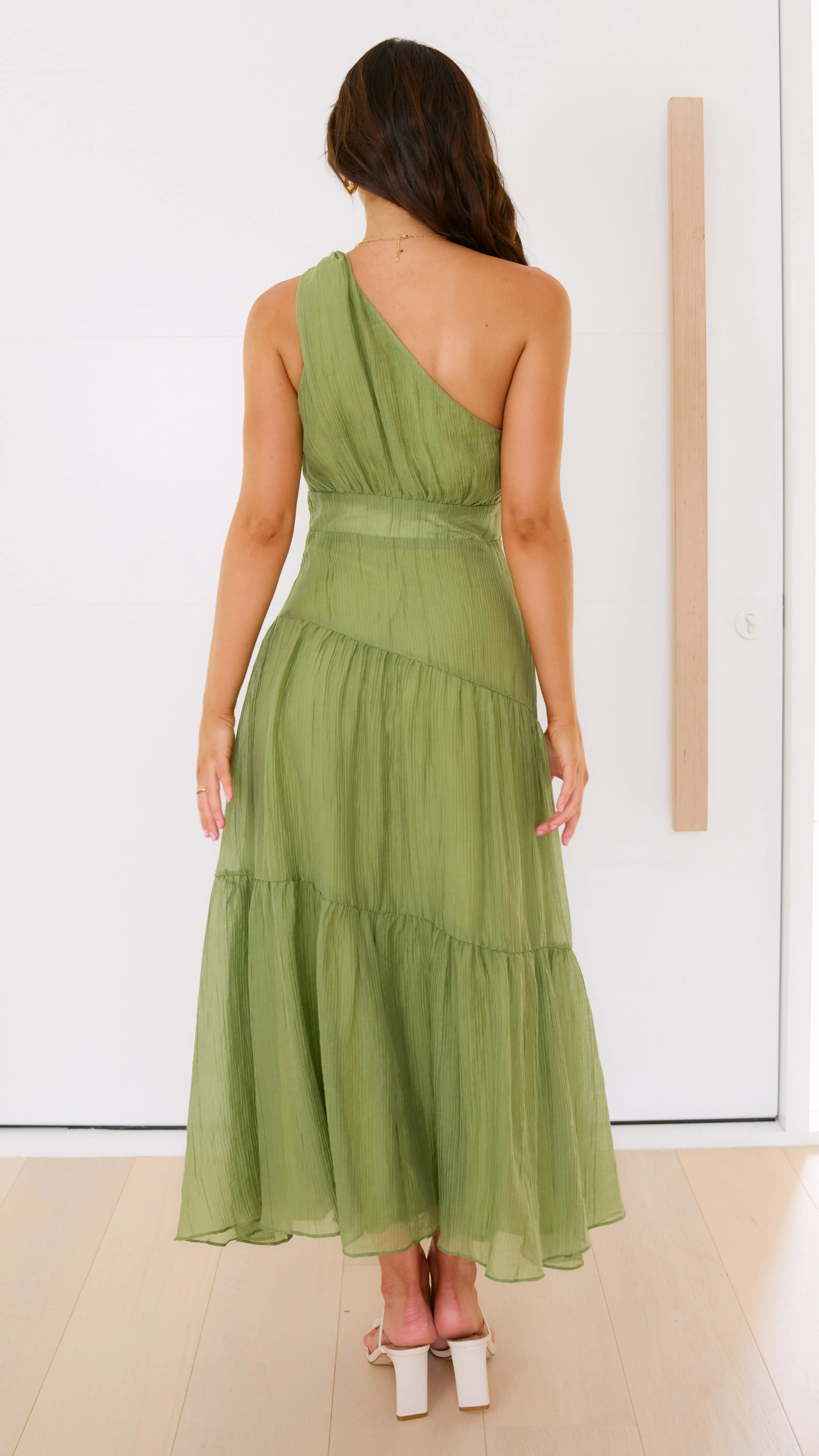 Jayma Maxi Dress - Olive sold by Billy J product image thumbnail 3