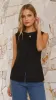 Draya Longline Vest - Black sold by Billy J