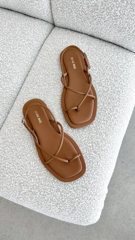 Kendall Sandal - Pecan Leather sold by Billy J