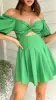 Stelle Mini Dress - Green sold by Billy J