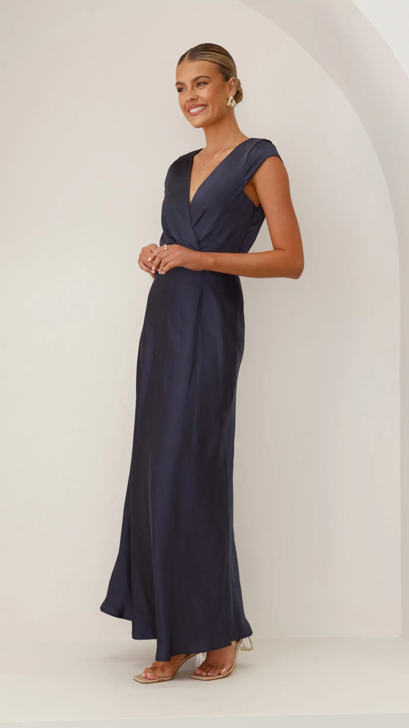 Selma Maxi Dress - Navy sold by Billy J product image thumbnail 2