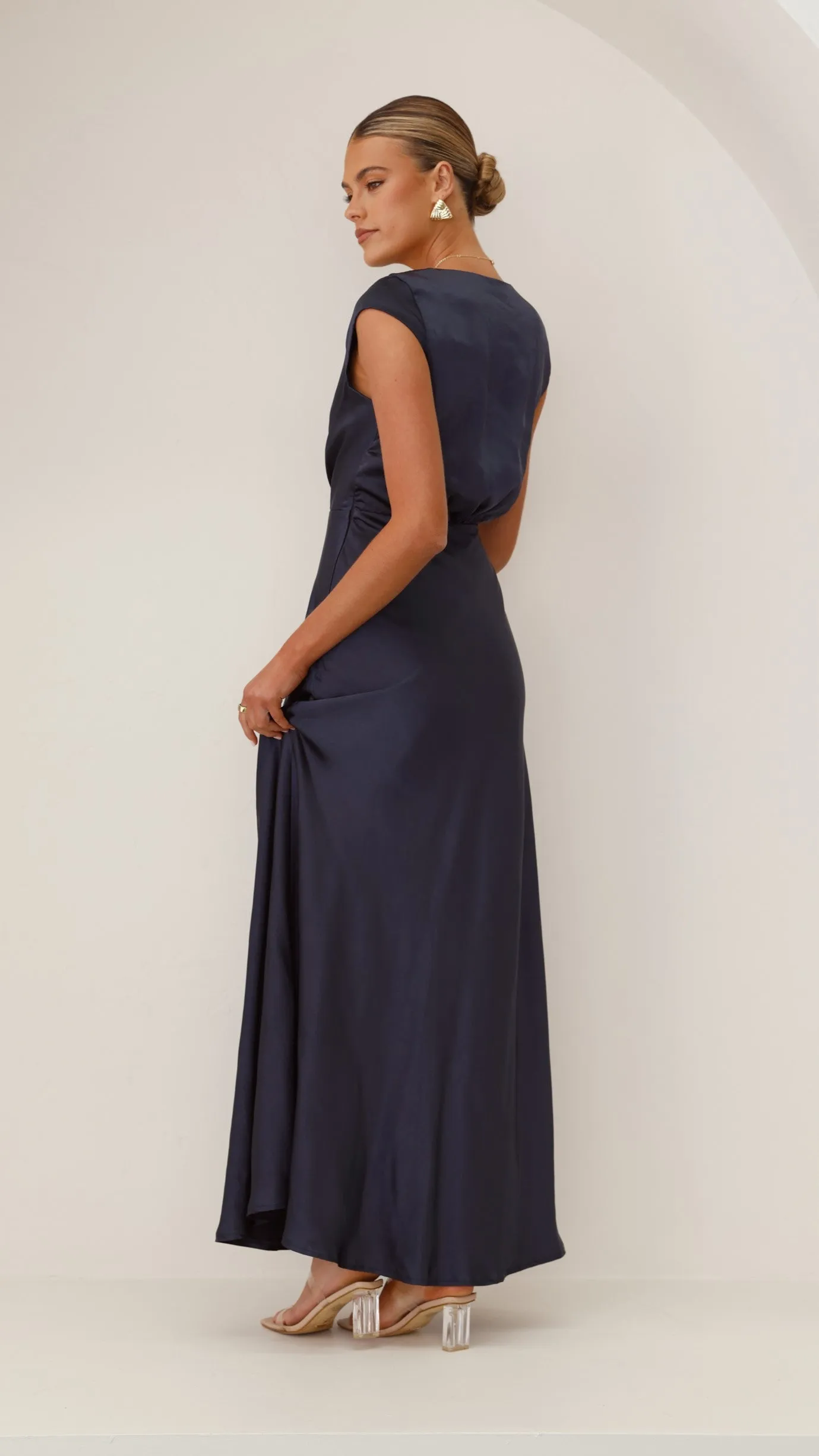 Selma Maxi Dress - Navy sold by Billy J product image thumbnail 3