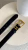 Lara Leather Belt - Black sold by Billy J