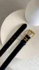 Lara Leather Belt - Black sold by Billy J