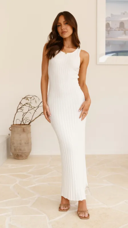 Lalaine Maxi Dress - White sold by Billy J