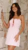 Francesca Mini Dress - Pink sold by Billy J