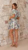 Carina Mini Dress - Blue Multi sold by Billy J