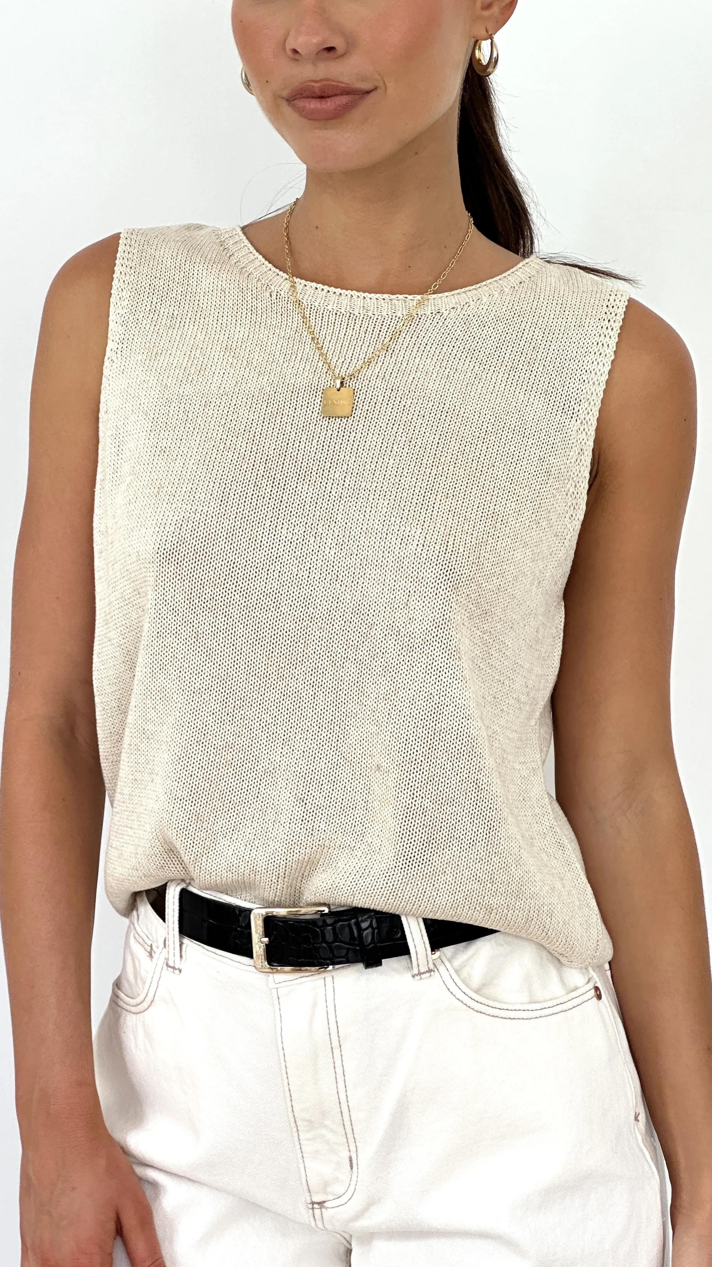 Fareeda Top - Natural sold by Billy J product image thumbnail 3