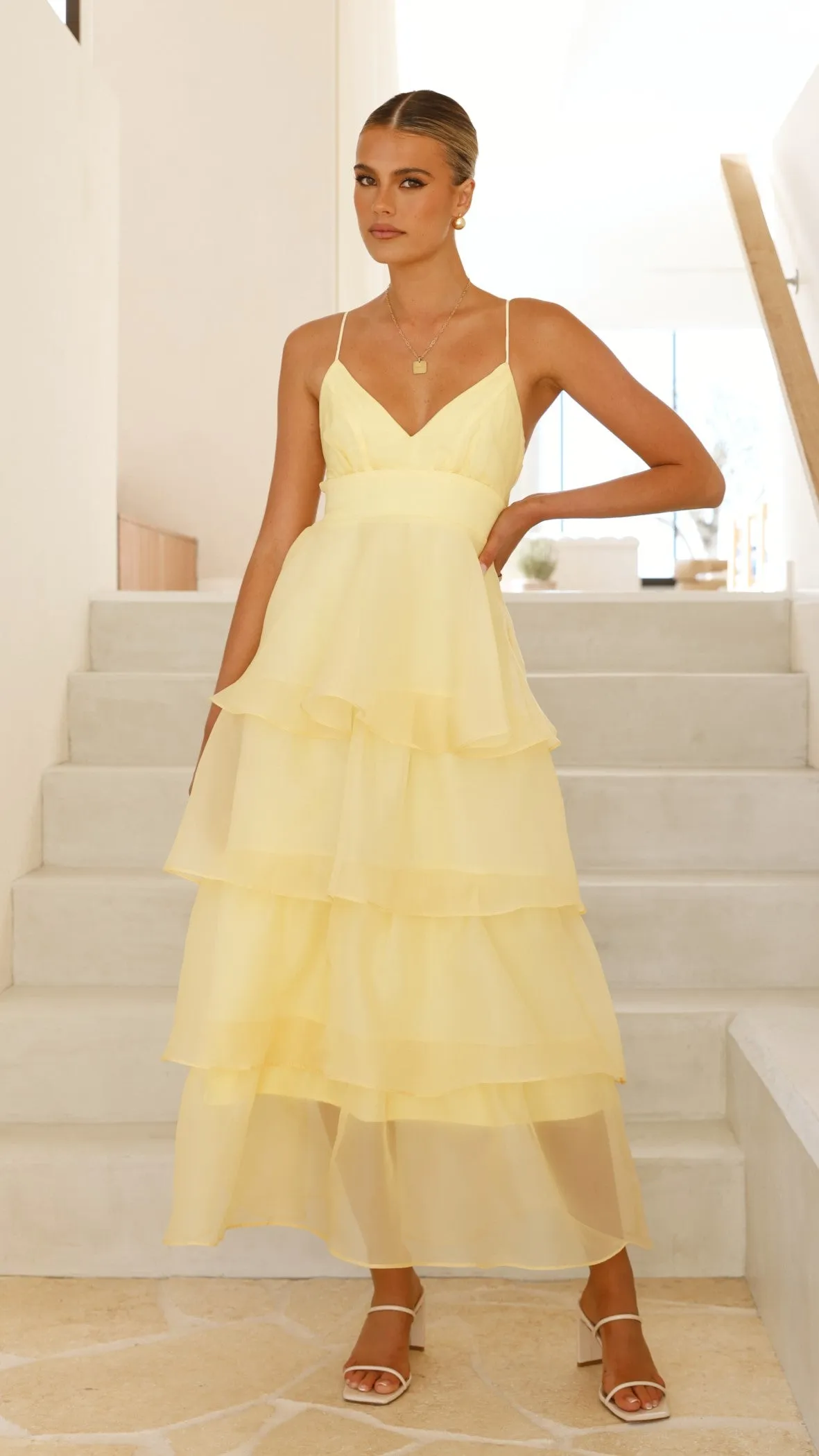Shayla Maxi Dress - Yellow | Parallel
