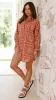 Piper Shirt Dress - Rust Sun sold by Billy J