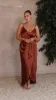 Tyra Maxi Dress - Rust sold by Billy J