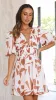 Venice Mini Dress - Tan/White sold by Billy J