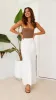 Zaltana Maxi Skirt - White sold by Billy J