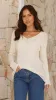Casale Knit Top - Cream sold by Billy J