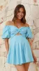 Stelle Mini Dress - Blue sold by Billy J