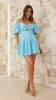 Stelle Mini Dress - Blue sold by Billy J