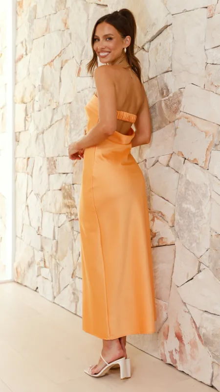 Maeve Maxi Dress - Orange sold by Billy J