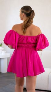 Adi Mini Dress - Hot Pink sold by Billy J