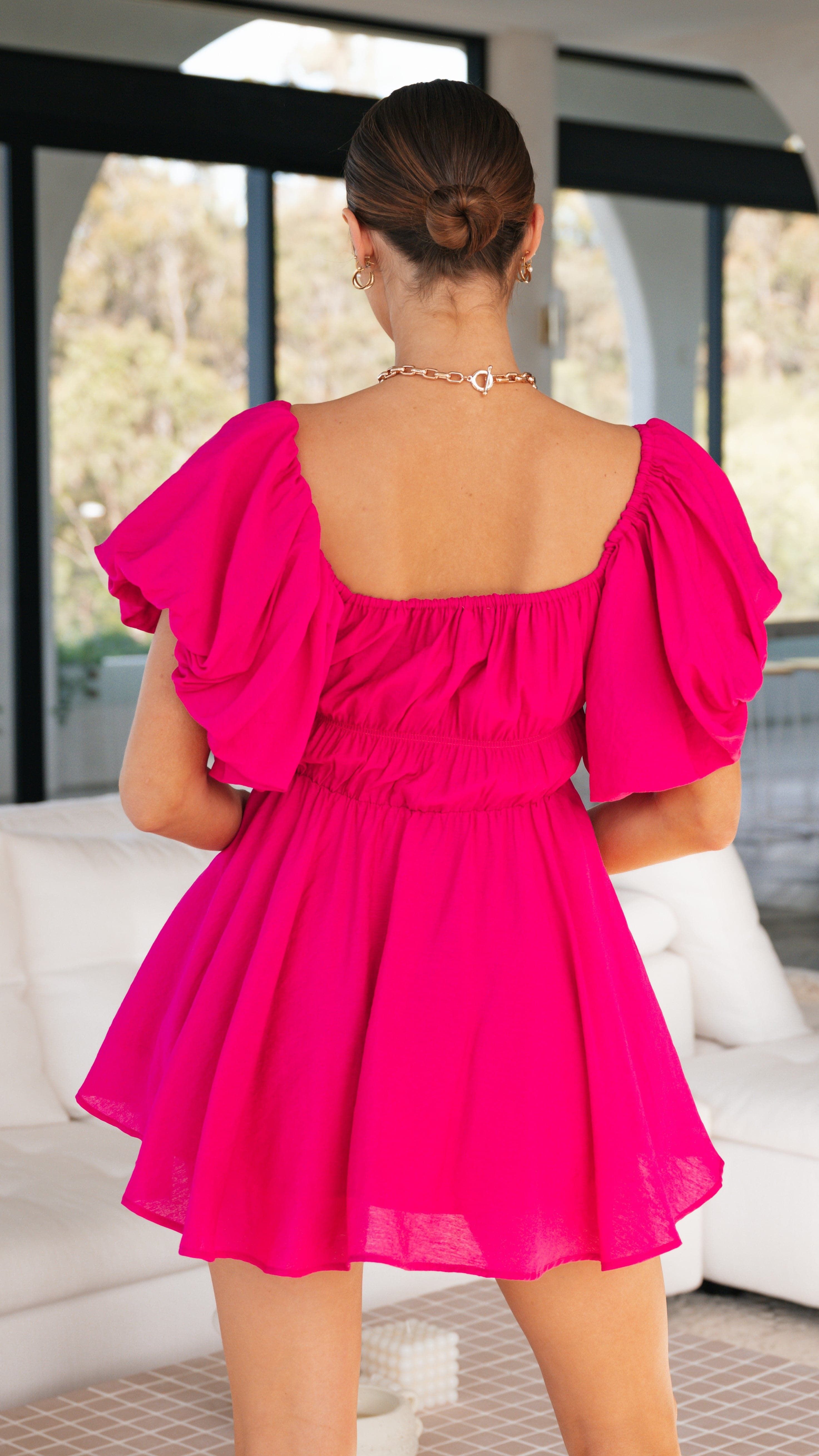 Adi Mini Dress - Hot Pink sold by Billy J product image thumbnail 4
