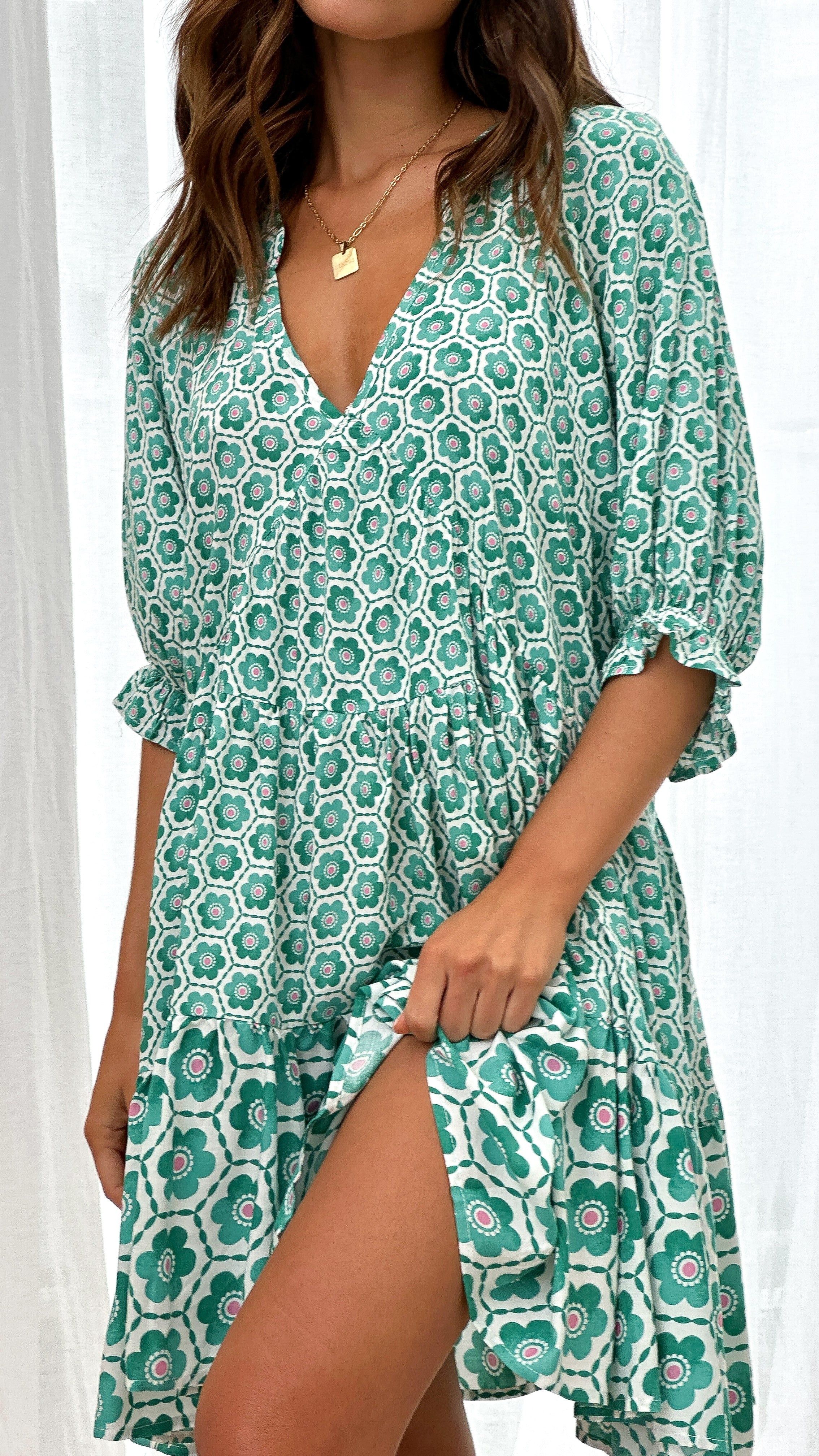 Petal Mini Dress - Watermelon Sugar Print sold by Billy J product image thumbnail 3