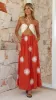 Zardia Maxi Dress - Rust/Cream Sun Print sold by Billy J