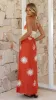 Zardia Maxi Dress - Rust/Cream Sun Print sold by Billy J
