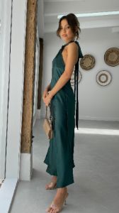 Amalia Maxi Dress - Forest Green sold by Billy J