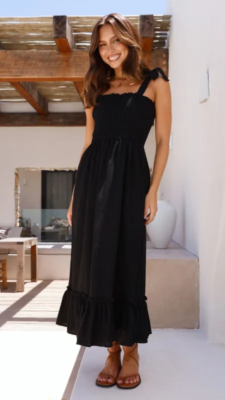 Cely Midi Dress - Black sold by Billy J