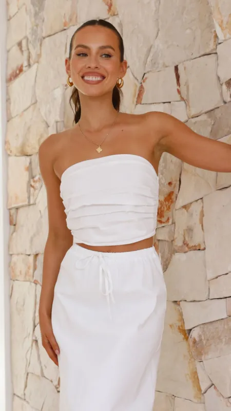 Miami Top - White sold by Billy J