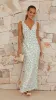 Andy Maxi Dress - Blue Floral sold by Billy J
