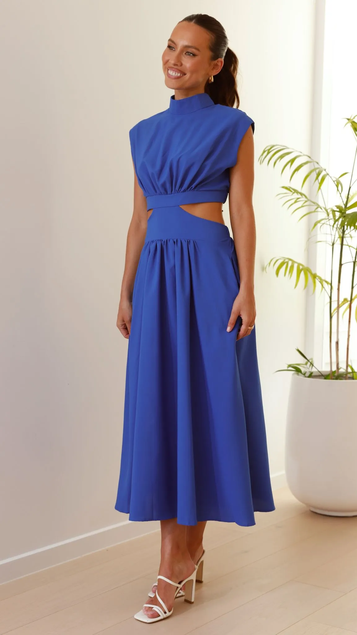 Maddison Midi Dress - Blue sold by Billy J product image thumbnail 3